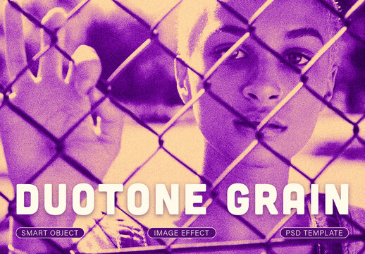 Duotone Grain Image Effect
