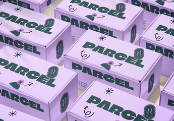 Multi Box Packaging Mockup