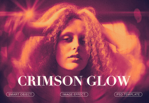 Crimson Glow Image Effcet