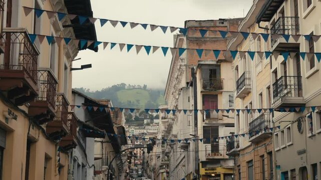 Urban video about the historic center of Quito, Ecuador