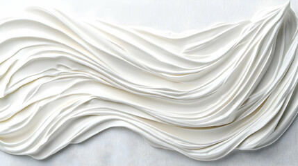 Obraz premium Abstract Whipped Cream Texture Pattern