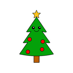 Obraz premium Holiday Christmas Tree for Winter Season Decor