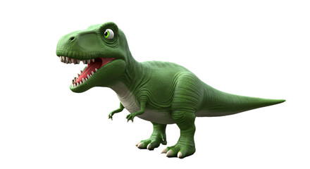 Tyrannosau isolated on white background 