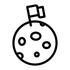 landed Line Icon