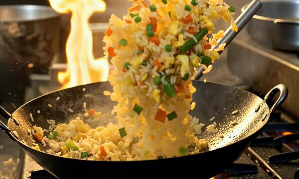 Wok Hei Wonders: The Art of Stir-Frying Authentic Asian Fried Rice with Fiery Flair