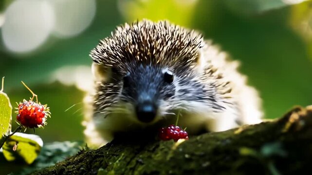 hedgehog in the grass