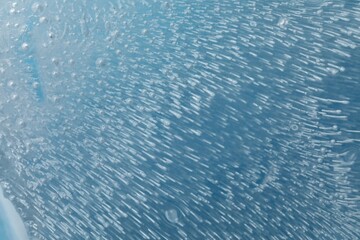 Texture of clear ice as background, closeup