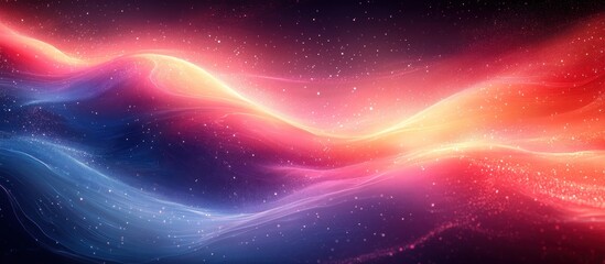 Obraz premium Cosmic Waves: A Symphony of Celestial Hues