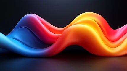 Colorful Abstract Waves Design