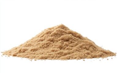 Pile of light brown sand