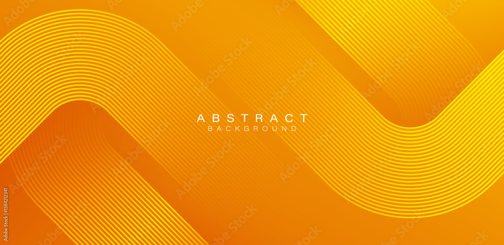 Canvas Prints orange abstract background. minimal pattern. vibrant gradient geometric lines. modern design. suit f