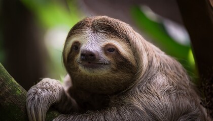 Naklejka premium ナマケモノ