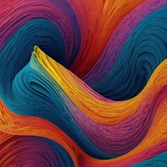 abstract background with colorful waves