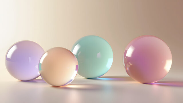 abstract background with colorful bubbles