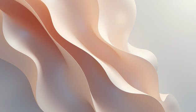 abstract white beige wave background