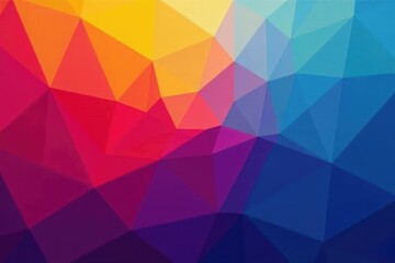 Abstract geometric shapes, vibrant color gradient, artwork, pattern