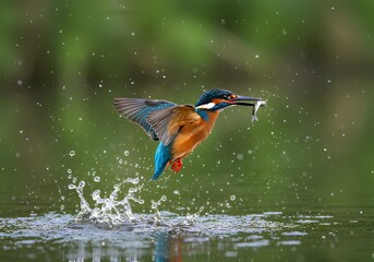 Water Hunter: Kingfisher's Precision and Speed