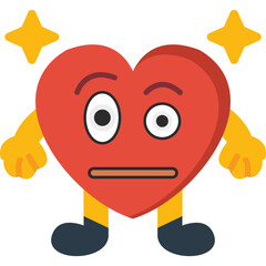 Suspicious Heart Icon