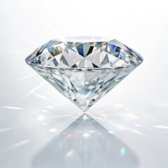 diamond on white background