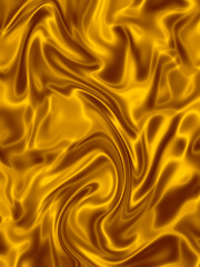 abstract background golden silk with waves