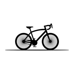 Fototapeta premium Bicycle Silhouette Vector