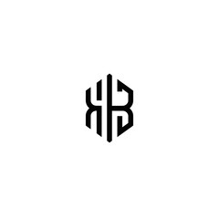 Minimalist black geometric monogram logo with abstract lettering on a white background. Perfect for branding, corporate identity, and graphic design.  
