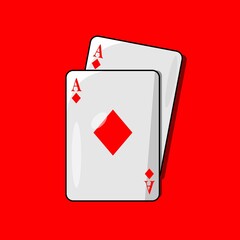 Diamond Playing Cards Illustration