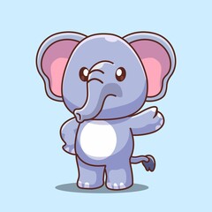 funny elephant cartoon
