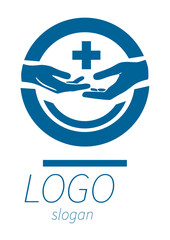 Logo for clinics, hospitals and health centers.