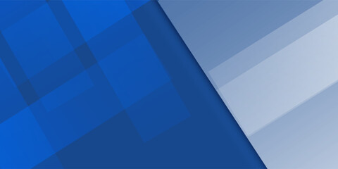 Abstract bacgkround blue and white gradient. Modern blue abstract rectangle box lines background for presentation design, banner, brocure, and business card. vector