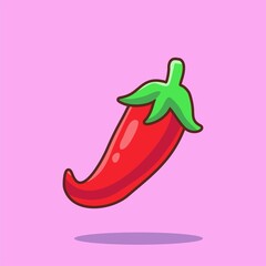 illustration of a hot chili pepper
