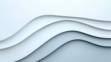 Obraz premium Abstract Geometric Background With Layered Waves