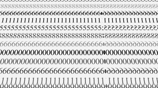 computer binary coding programming, error hacking concept, numbers code flickering animation abstract background