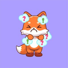 the fox is thinking a lot