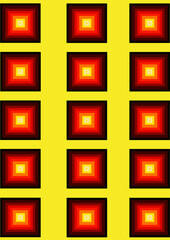 Seamless colorful checkered pattern. Regular signal geometric patterned wrapping paper, wallpaper, background. Program Inkscape.