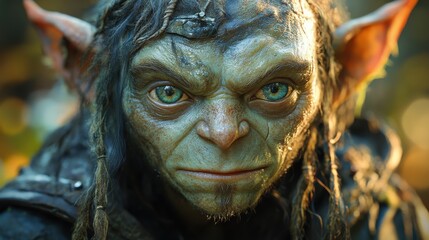 goblin portrait,illustration