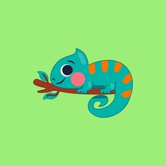 Chameleon Illustration