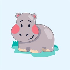 Hippopotamus Illustration