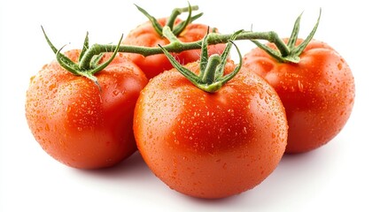 Tomato isolated on white background