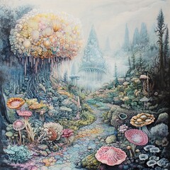 Enchanted Forest Path: A Whimsical Journey