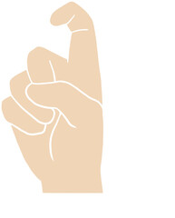 알파벳 지문자 X