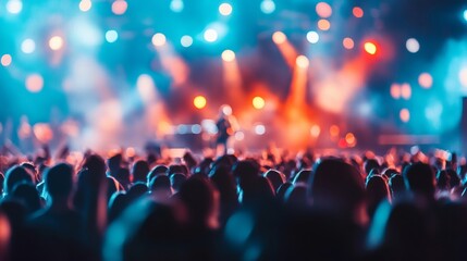 Concert Crowd Stage Lights Music Festival (2)