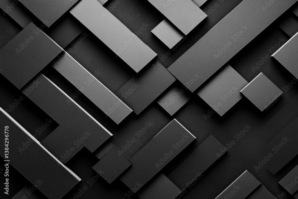 Poster Minimalist black and white abstract design featuring smooth lines and shapes in a modern composition for contemporary spaces