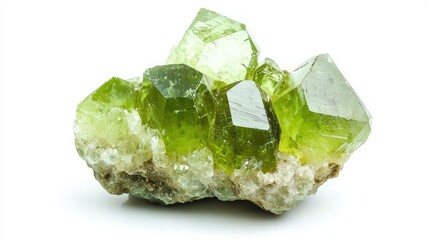 Peridot isolated on white background