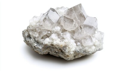 Fototapeta premium Phenakite isolated on white background