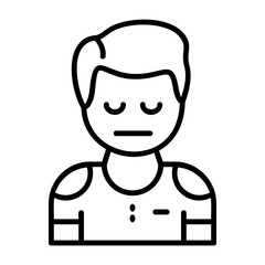 Anticipation Outline Style Emotion Icon