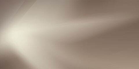 Abstract mocha brown gradient background. Light beige and brown color vector banner. Pastel gradient pattern. Blurred light fuzz colorful bg.