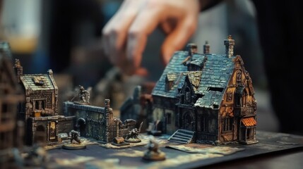 Tabletop Miniature Wargame: A Ruined Cityscape