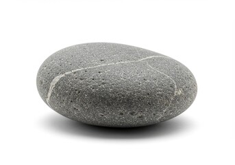Smooth gray pebble natural stone