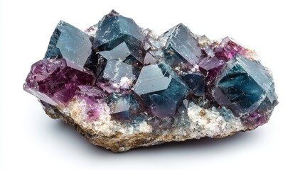 Fototapeta premium Alexandrite isolated on white background